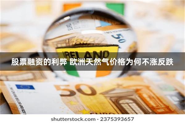 股票融资的利弊 欧洲天然气价格为何不涨反跌