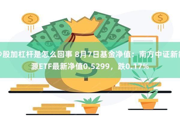 炒股加杠杆是怎么回事 8月7日基金净值：南方中证新能源ETF最新净值0.5299，跌0.17%