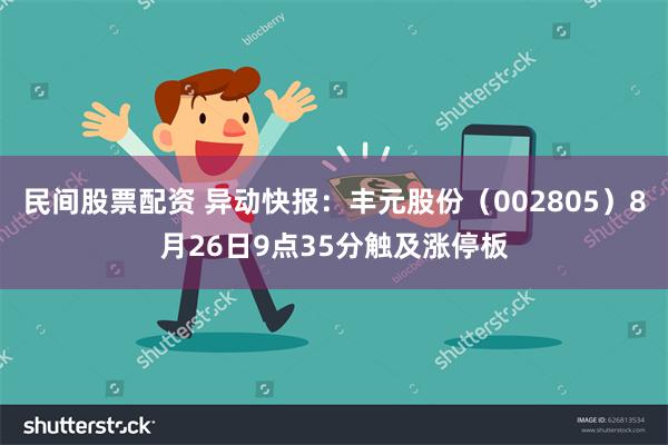 民间股票配资 异动快报：丰元股份（002805）8月26日9点35分触及涨停板