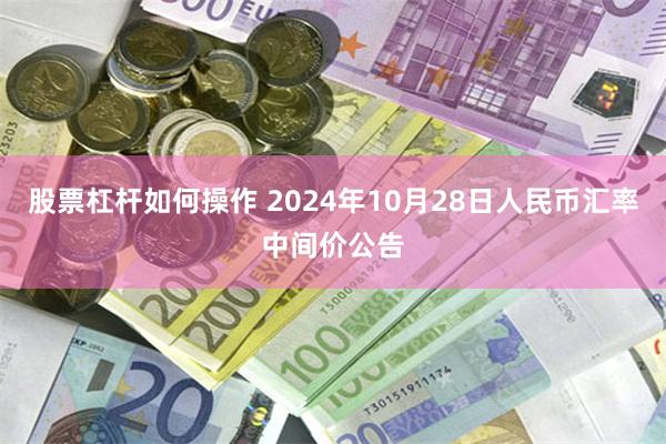 股票杠杆如何操作 2024年10月28日人民币汇率中间价公告