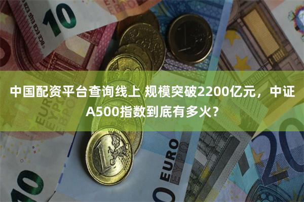 中国配资平台查询线上 规模突破2200亿元，中证A500指数到底有多火？